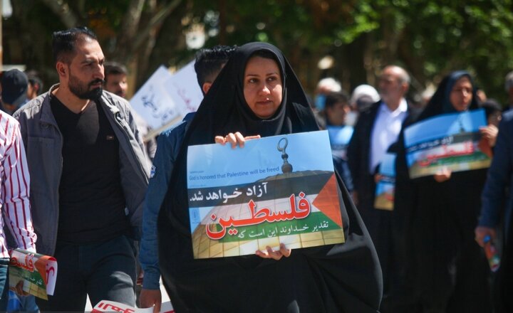 حماسه ای دیگر رقم خورد/ شکوه حضور ایرانیان در راهپیمایی روز قدس