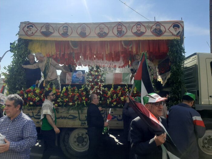 پیکر مطهر شهدای جنایت تروریستی دمشق در تهران تشییع شد پیکر مطهر شهدای جنایت تروریستی دمشق در تهران تشییع شد