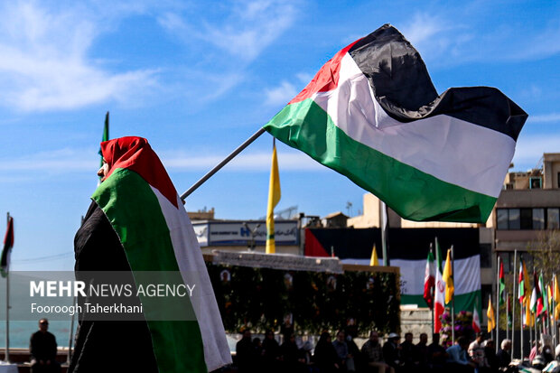 Tahran'daki Kudüs Günü Yürüyüşü'nden fotoğraflar