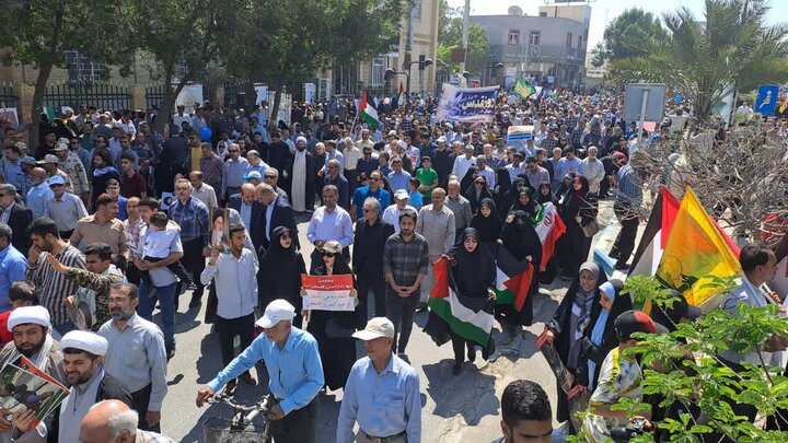 آغاز راهپیمایی روز قدس در بوشهر