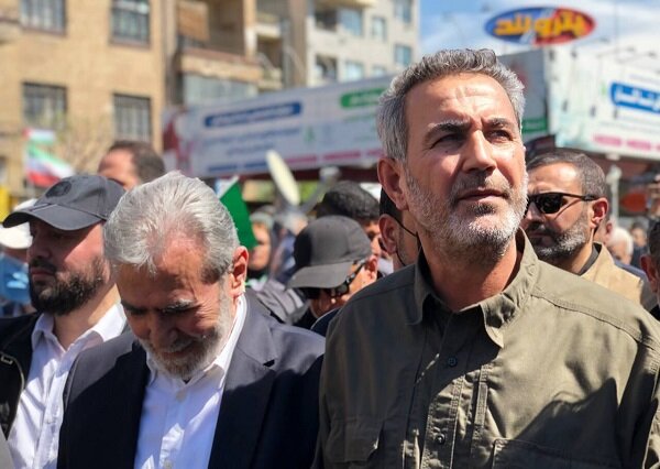 İslami Cihadı lideri Nahale Kudüs Günü Yürüyüşüne katıldı