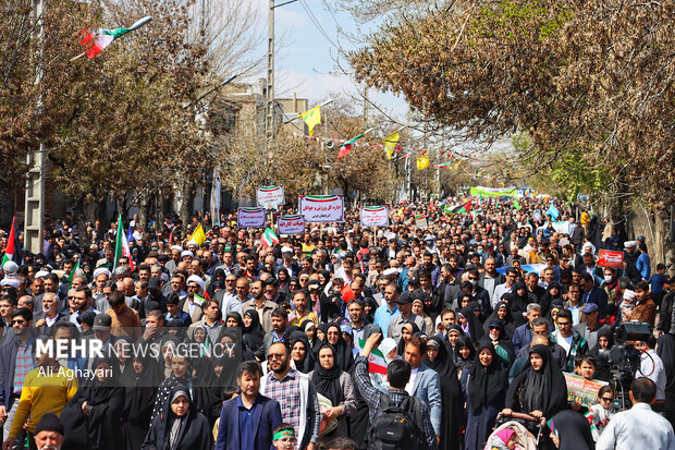 راهپیمایی پرشکوه روز قدس در ارومیه