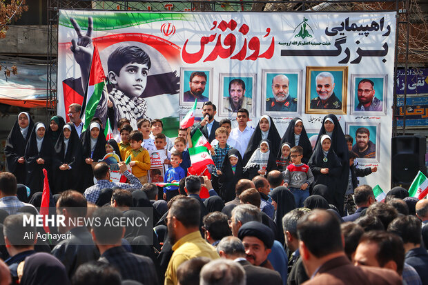 قیام آذریها در حمایت از مردم مظلوم فلسطین/قدس نماد وحدت مسلمانان