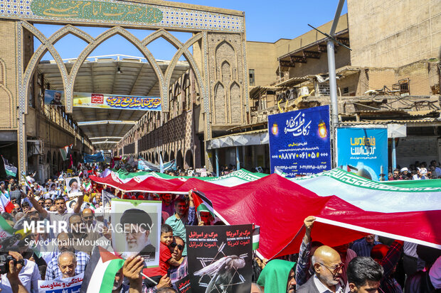 اهواز در انتظار طوفان قدس؛ ما فلسطین را فراموش نمیکنیم