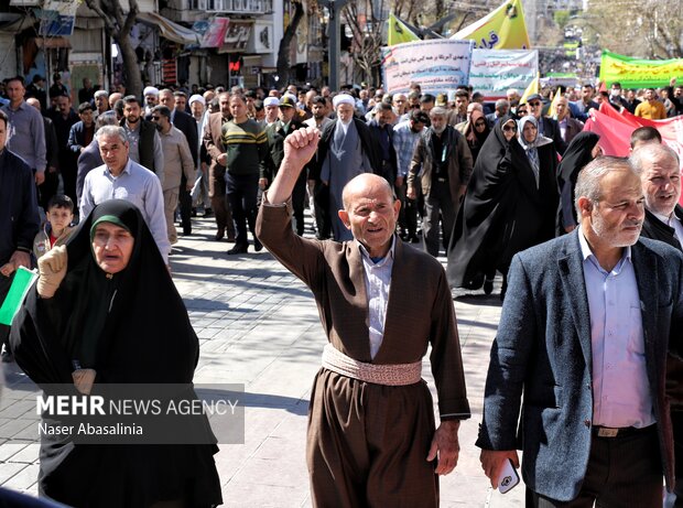 Quds Day rally in Sanandaj