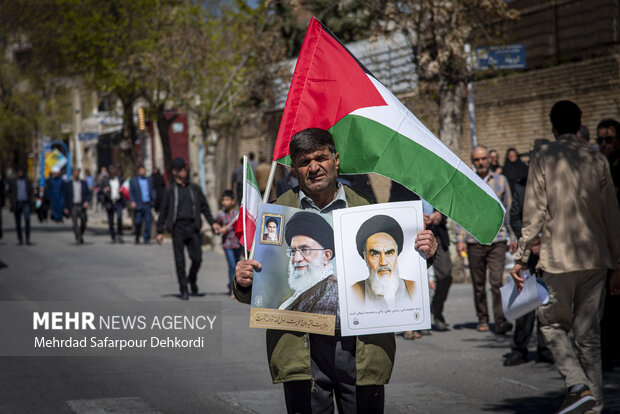 راهپیمایی روز جهانی قدس در شهرکرد