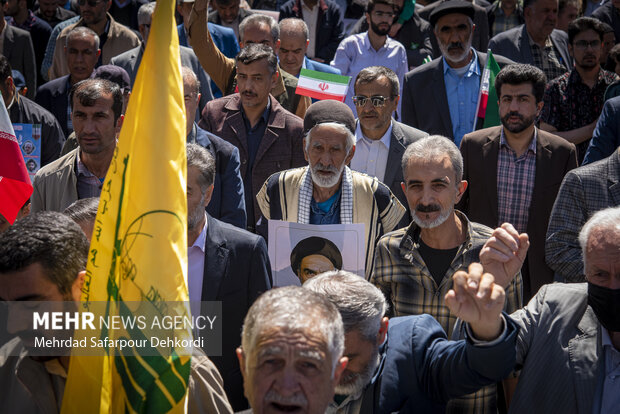 راهپیمایی روز جهانی قدس در شهرکرد