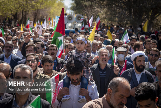 راهپیمایی روز جهانی قدس در شهرکرد