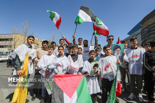 راهپیمایی روز قدس زنجان