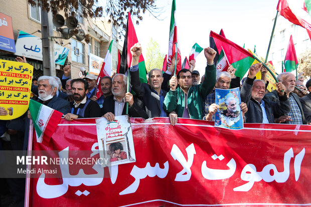 راهپیمایی روز قدس زنجان