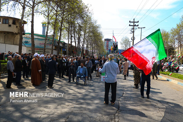 راهپیمایی روز جهانی قدس در آمل