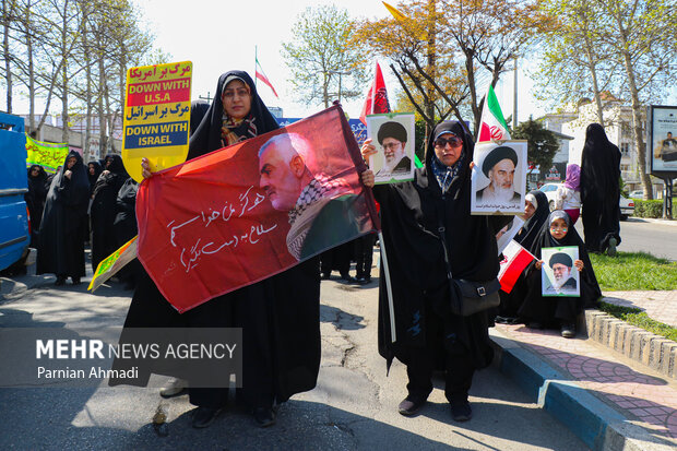 راهپیمایی روز جهانی قدس در آمل