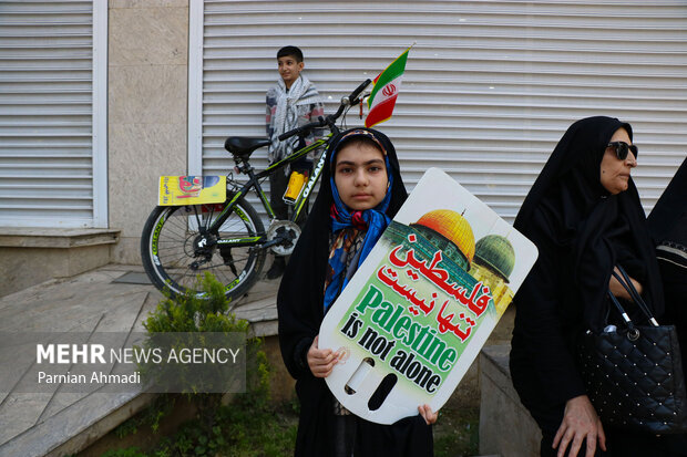 راهپیمایی روز جهانی قدس در آمل