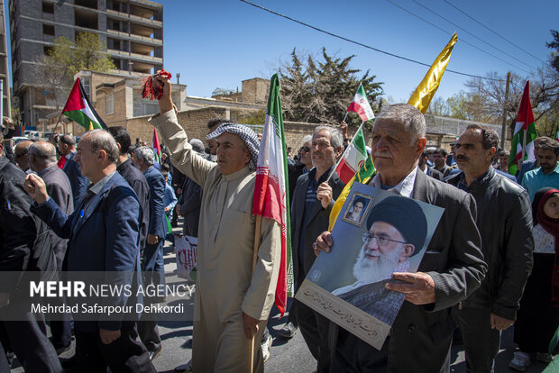 راهپیمایی روز جهانی قدس در شهرکرد