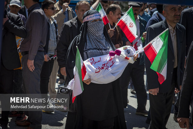 راهپیمایی روز جهانی قدس در شهرکرد