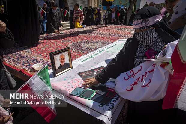 راهپیمایی روز جهانی قدس در شهرکرد