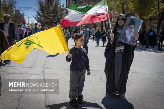 راهپیمایی روز جهانی قدس در شهرکرد