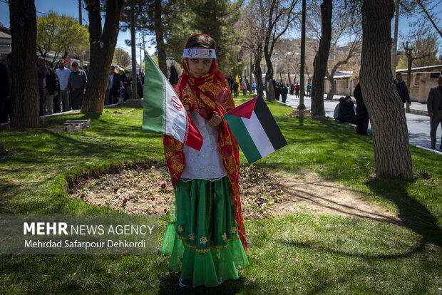 راهپیمایی روز جهانی قدس در شهرکرد