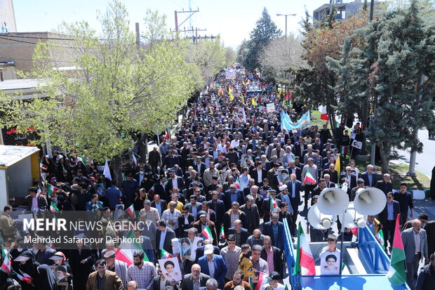 راهپیمایی روز جهانی قدس در شهرکرد