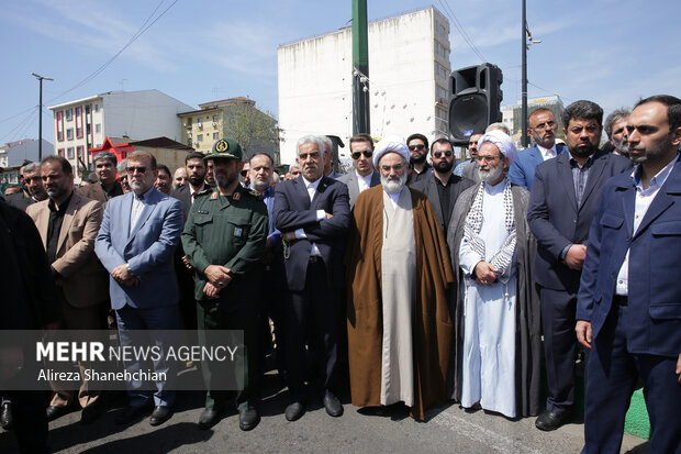 مراسم راهپیمایی روز قدس در رشت