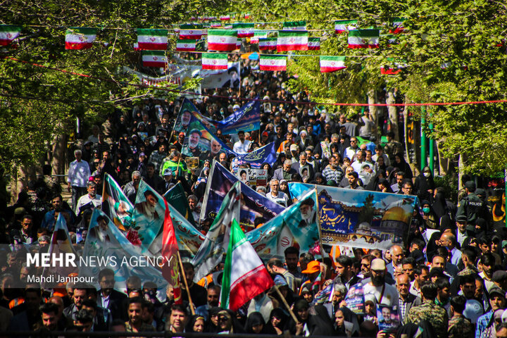 راهپیمایی روز جهانی قدس در سراسر ایران