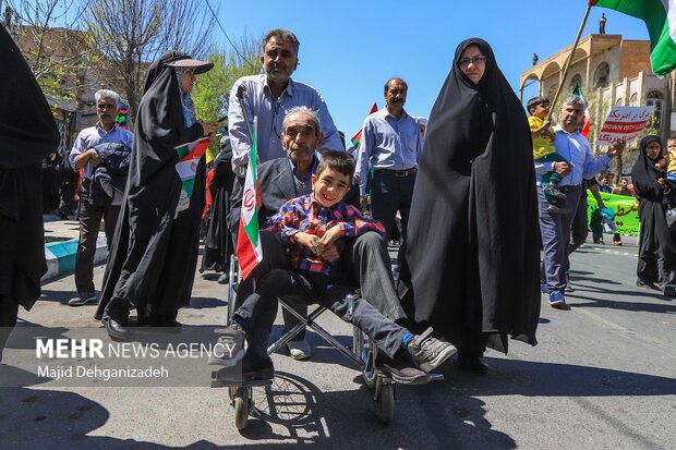 راهپیمایی روز جهانی قدس - یزد