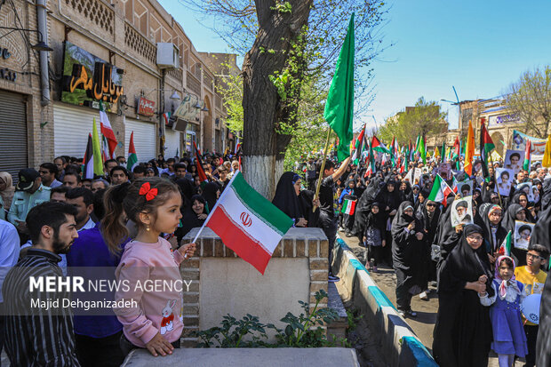 راهپیمایی روز جهانی قدس - یزد