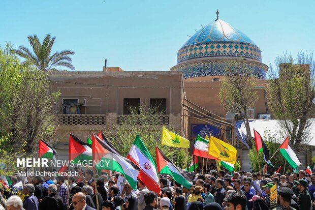 راهپیمایی روز جهانی قدس - یزد