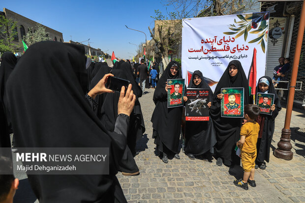 راهپیمایی روز جهانی قدس - یزد