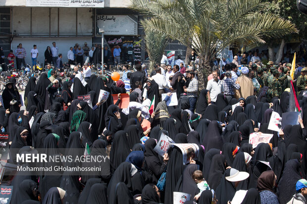 راهپیمایی روز جهانی قدس - بوشهر 1403