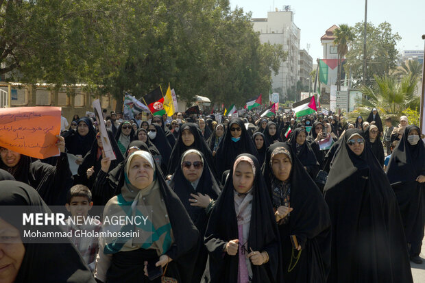 راهپیمایی روز جهانی قدس - بوشهر 1403