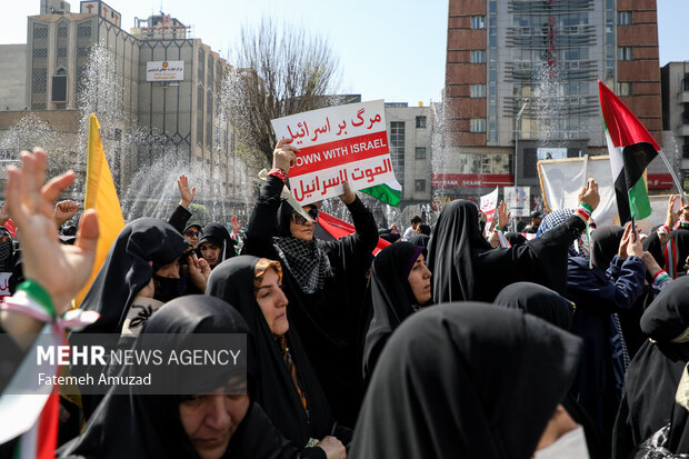 راهپیمایی روز جهانی قدس در تهران 