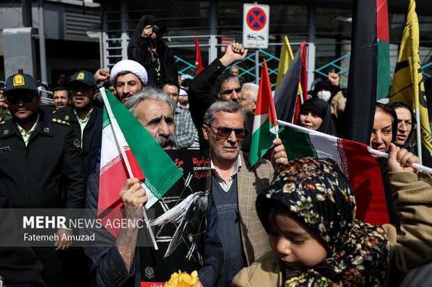 راهپیمایی روز جهانی قدس در تهران 