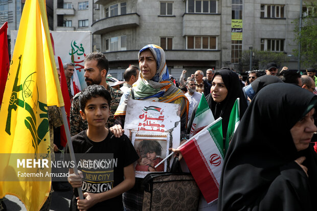 راهپیمایی روز جهانی قدس در تهران 