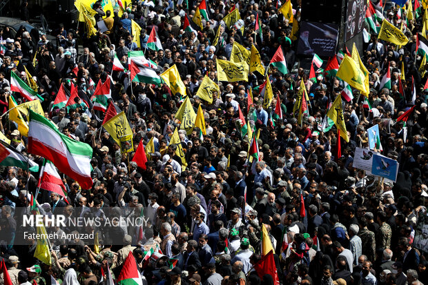 راهپیمایی روز جهانی قدس در تهران 