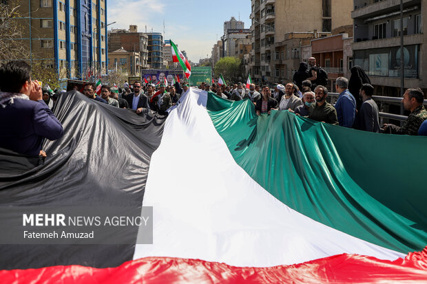 راهپیمایی روز جهانی قدس در تهران 