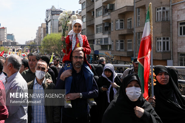 راهپیمایی روز جهانی قدس در تهران 