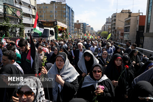 راهپیمایی روز جهانی قدس در تهران 