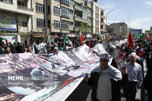 راهپیمایی روز جهانی قدس در تهران 