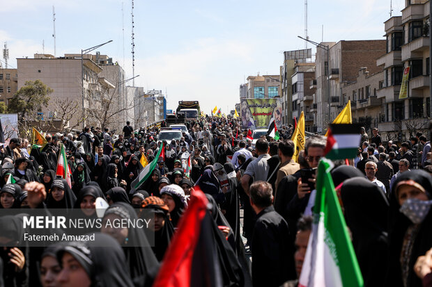 راهپیمایی روز جهانی قدس در تهران 