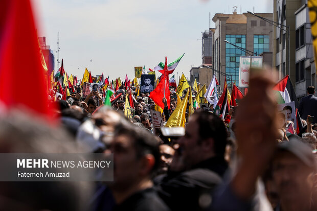 راهپیمایی روز جهانی قدس در تهران 