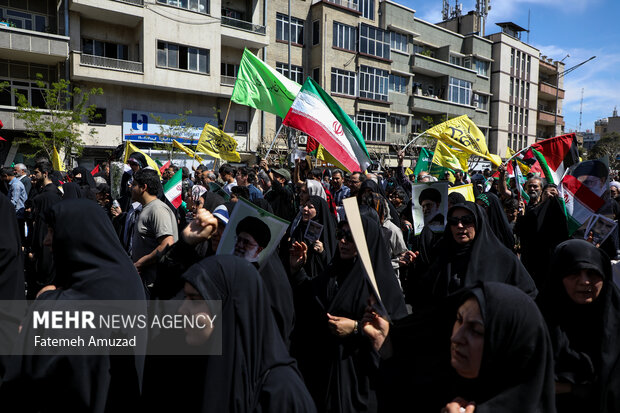 راهپیمایی روز جهانی قدس در تهران 