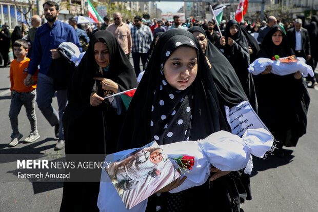 راهپیمایی روز جهانی قدس در تهران 