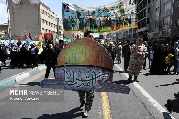 راهپیمایی روز جهانی قدس در تهران 