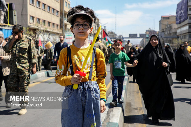 راهپیمایی روز جهانی قدس در تهران 