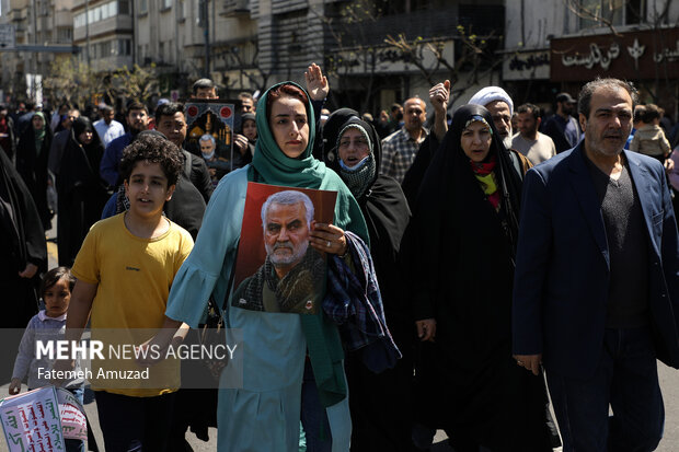 راهپیمایی روز جهانی قدس در تهران 