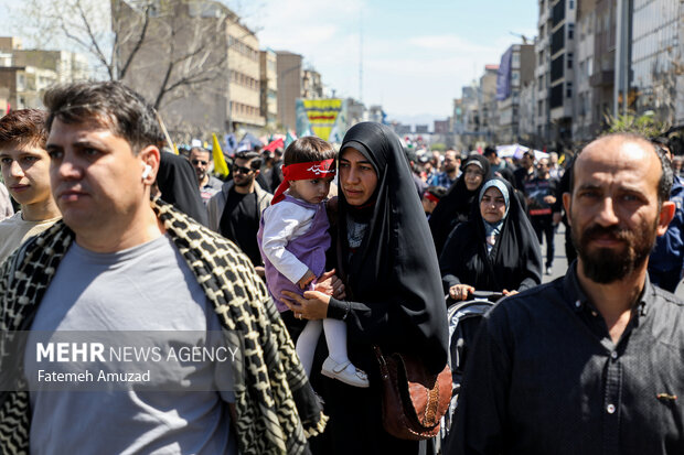 راهپیمایی روز جهانی قدس در تهران 