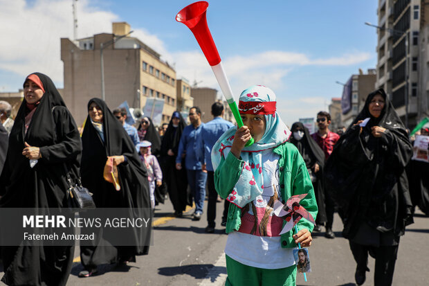 راهپیمایی روز جهانی قدس در تهران 