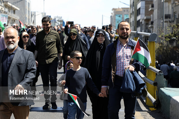 راهپیمایی روز جهانی قدس در تهران 