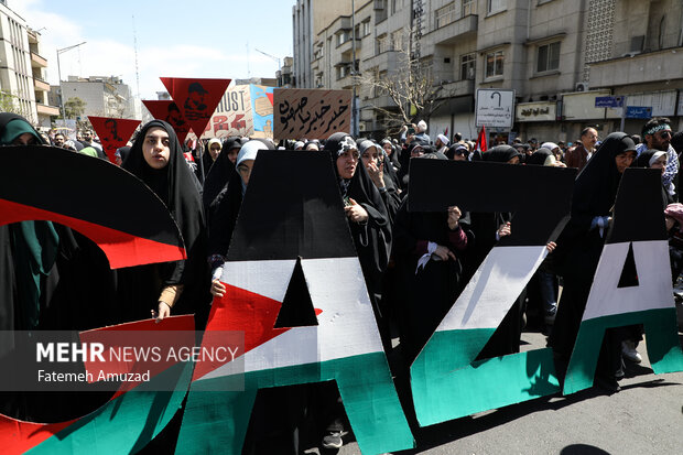 راهپیمایی روز جهانی قدس در تهران 